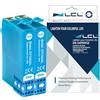 LCL Cartucce d'inchiostro Compatibile per 604 XL C13T10H24010 High Yield | Sostituzione per Epson Expression home XP-2200/XP-2205/XP-3200/XP-3205/XP-4200/XP-4205 WF-2910DWF/WF-2930DWF(2 Ciano)