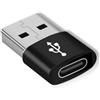 Ruwshuuk Adattatore Type C - Cavo Caricatore Connettore,Adattatore di Ricarica Rapida PD da Type C a USB Portatile per Casa Computer Portatile PC Smartphone Tablet Viaggio e Scrivania