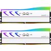 Silicon Power SP032GXLWU60FFDL - Modulo di memoria RAM DDR5 da 32 GB (2 x 16 GB) Storm RGB 6000MT/s (PC5-48000) 288 pin CL36 1,35 V UDIMM Desktop RAM SP032GXLWU60FFDL