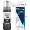 LCL 106 PGBK Inchiostro Alta capacità Compatible con Epson EcoTank 106 | Flacone di Inchiostro Compatibile con Epson EcoTank L7160 L7180 ET-7700 ET-7750 Stampante (1-Pack)