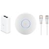NexaCore Ubiquiti U7-Lite WiFi7 Punto di accesso 1250 ft², 4x4 MIMO + Adattatore PoE+ 30 W + 2 Cavi Etherlighting RJ45, Rete wireless ad alte prestazioni