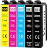 Veson 503XL Multipack Compatibile con Epson 503 XL Cartucce per Epson Workforce WF-2960DWF WF-2965DWF WF2960 WF2965, Expression Home XP-5200 XP-5205