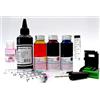 Generico Kit Ricarica Inchiostro Compatibile per Cartucce HP 305 Nere e 305 Colore, 100ml Inchiostro nero e 3 x 50 ml colore Magenta Blu e Giallo con Clip Spurgatore e liquido pulizia testine