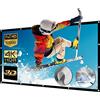 NIERBO Schermi di proiezione Schermo di Proiezione 150 Pieghevole Lavabile 16 : 9 Full HD 3D 4K 337 x 194 cm per Esterno o Interno