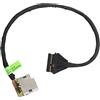 HSSDTECH Connettore Alimentazione Carica DC Power Jack Cavo per HP 15-CE | 15-DC 17-AN010CA 924112-Y15 DC Power Port Cavo DC Power Plug Cavo DC Power Socket Cavo