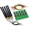 Gokeet 5 PZ 2.4Ghz Wireless 512 Trasmettitore Ricevitore PCB 2 nel 1 Modulo Wireless PCB Board con Antenna per Luce Della Fase