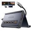 PULWTOP MacBook Docking Station 2 Monitor 4K60Hzcon, Ethernet, PD 100W