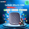 Carlinkit Android 13 Tv Box Supporto Netflix Per YouTube Wireless CarPlay Android Auto Ultra 8 + 128G QCM665 4G LTE GPS Play Store