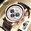 LIGE New Mens Watches Top Brand Luxury Men orologio da polso in pelle orologio al quarzo sport orologio maschile impermeabile Relogio Masculino + Box