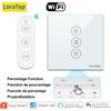 LoraTap 4th Tuya Tende per tapparelle Interruttore per tende Controllo remoto Percentuale Funziona con Google Home Alexa Smart Life