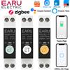EARU 1P + N Tuya eWeLink WiFi ZigBee MCB Smart Circuit Breaker Timer Relè Interruttore di Controllo Remoto Vocale per Alexa Google Home Assistant