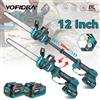 YOFIDRA Brushless 12 Pollici Telescopico Palo Motosega Elettrica 7000W Branello Alto Sega Attrezzo di Potatura del Giardino Per Makita 18V Batteria Spille