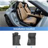 smabee Tappetini Auto 3D in TPE per Mazda MX-5 Miata MX5 MX 5 Roadster 2016-2024 e Fiat 124 Spider 2017-2018, Guida a Sinistra, Prima Fila