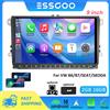 ESSGOO Autoradio 9" per Volkswagen/Seat/Skoda/Passat/Golf/Polo 2GB 16GB Video RDS Airplay CarPlay Android Auto Stereo Audio