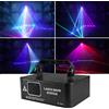 DJ AiK Proiettore scanner con linea di fascio laser RGB da 500 MW DMX Discoteca professionale DJ Festa di nozze Bar Club Luce da palcoscenico
