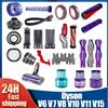 JIZHOU Accessori di ricambio per Dyson V7 V8 V10 V11 Parti per aspirapolvere Testa della spazzola a rullo Tappo del contenitore della polvere Anello di tenuta Staffa della tazza
