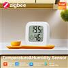 coolo Sensore di umidità della temperatura Smart ZigBee Termometro Tuya Display LCD digitale Funziona con Smart Life Alexa Google Assistant