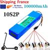 Ddadache Francia 36V 100000mAh 36v Batteria per scooter elettrico Scooter elettrico al litio 500W Batteria per scooter elettrico 36v 10s2p Batteria