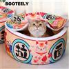 booteely Cuccia per gatti per cani da compagnia Cuccia per noodle istantanei super grande Nido per cani caldo per gatti Letti Cuscino Tazza Nido accogliente