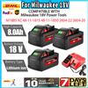 Bonadget Per Milwaukee M18 Batteria 8000mAh 18V Batteria Ricaricabile Per Milwaukee Strumento M18B5 XC 48-11-2402 48-11-2411 2604-22
