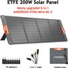 CHUBAN Pannello Solare Pieghevole ETFE 200W, Caricatore Solare Portatile 110W, Kit Completo per Campeggio e Viaggi all'Aperto, Qualità di Grado Militare