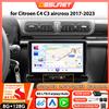 OSSURET Autoradio per Citroen C4 aircross C3 aircross 2017-2023 Carplay Android Auto 4G DSP Autoradio GPS Stereo RDS di Snapdragon 6115