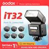 Godox Flash Godox iT32 X5 TTL wireless con attacco magnetico e trigger X5 per fotocamere Sony, Nikon, Canon, Fujifilm e Olympus