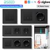 BSEED Interruttore otturatore Zigbee intelligente serie BSEED E per tende elettriche motorizzate tapparelle Tuya Google Home Alexa controllo vocale