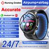 GUHUAVMI 2026 Nuovo NFC Precisione Misurazione della pressione arteriosa Salute Smart Watch Pompa d'aria Airbag Uomo Donna Grasso nel sangue Acido urico Smartwatch