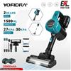 NONE Aspirapolvere elettrico senza fili YOFIDRA 1800W 30KPa con luce LED, strumenti per la pulizia della casa, compatibile con batteria Makita 21V.