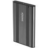 Aisens box esterno 2,5" ase-2526gr 9,5mm SATA a USB 3.0/USB 3.1 Gen1 - colore grigio
