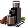 KIRAINAFLY Macinacaffè Elettrico a Macine Coniche con Touchscreen e 25 Impostazioni di Macinatura per Espresso, French Press e Caffè Americano