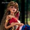 oueneifs Bambola BJD 1/4 Anubis H Originale Stile Etnico Gipsy su Corpo Bariy Set Completo Figura Artistica in Resina con Fotografia Artistica ShugaFairy