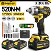 MELLWIN 520N·m Avvitatore a impulsi elettrico brushless, trapano elettrico a batteria, cacciavite, strumento per riparazione auto, compatibile con batteria Makita 18V