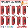 bonacell Batteria di ricambio 14.4V 6800mAh per Xiaomi S50, compatibile con Roborock S55 S60 S65 S50 S51 S5 1S, batteria ricaricabile per aspirapolvere.