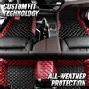 NONE Tappetini 3D Personalizzati in TPE per MG ZS 2017-2026, Copertura Completa, Antiscivolo, Inodore, per Tutte le Stagioni