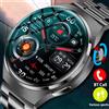 LAXASFIT 2026 Nuovo Smartwatch da Uomo con Schermo Touchscreen da 1,52 Pollici, Chiamate Vocali, Fitness Tracker, Orologio Intelligente, Regalo per le Feste