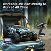 WLtoys Auto RC 2.4GHz, Monster Truck Fuoristrada 1:16 75km/h con Fari e Luci sul Telaio, Auto Crawler per Appassionati e Bambini