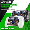 ANBERNIC RG557 Emulatore Portatile Android Retro di Punta, Schermo AMOLED da 5,48'', Dimensity 8300, Joystick con Raffreddamento, Joystick Capacitivo, Regalo