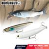hunt house Hunthouse 2 Pezzi Esche Artificiali Galleggianti a Matita 60mm 90mm 100mm, Esche Dure di Superficie WTD per Acqua Salata, per Luccio, Spigola, Trota, Attrezzatura da Pesca