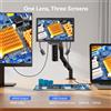 TOMLOV Microscopio Digitale HDMI TOMLOV TM3K-AF con Lente Autofocus Elettronica, Ingranditore 3K Full View, Schermo da 7 Pollici per Saldatura PCB e Fai-da-te