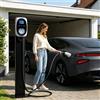 GWUYU Colonnina di Ricarica per Veicoli Elettrici in Alluminio, Supporto Impermeabile per Esterni Compatibile con Caricatori da 7KW 11KW 22KW