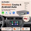 AUTOABC Interfaccia Decoder Wireless Carplay AUTOABC per VW Golf 7 MK7 Gti MK3 Polo Seat Skoda Passat B8 con MIB MIB2, Mirror Link, Telecamera, BT, GPS, Interfaccia Android Auto