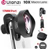 Ulanzi 17mm 10X Macro Obiettivo Universale Per iPhone 13 14 15 16 Mini Pro Max Samsung S20 S21 S22 S23 Ultra Huawei XiaoMi Obiettivo Del Telefono