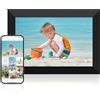 DASFIWO Cornice digitale WiFi da 10,1 pollici, 1280 x 800 HD IPS Touch Screen Cloud Smart Photo Frames, rotazione automatica, montaggio a parete per condividere foto o video tramite APP
