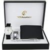 BELLOS Cofanetto Orologio Uomo - Portafoglio - Strumento Multifunzione con lampada LED - Penna