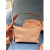 Miu Miu Spirit Nappa Aviator Pelle Pouch Hobo Bag Opale Beige 5NE841 Italia