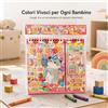 Libro di Adesivi Bambini, per la scuola, per l'asilo
