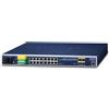 PLANET IGS-5225-16T4S switch di rete Gestito L2+ Gigabit Ethernet [10/100/1000] 1U Blu (IP30 19 Rack Mountable Ind - L2+/L4 Managed Switch 16x1000T + 4x100/1000X SFP [-40 to 75 C, AC 2 DC, DIDO, ERPS Ring, 1588] Warranty: 60M) [IGS-5225-16T4S]