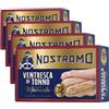 Nostromo Ventresca di tonno Nostromo in salsa marinata 115g- Qualità Superiore (Confezione da 4)